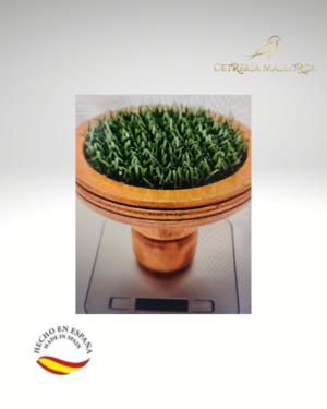 Posadero de Madera para Báscula con Astroturf (Báscula Digital Incluida)