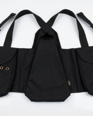 Chaleco de Cetrería Ligero Multibolsillo – Todoterreno Alta Capacidad (Negro)